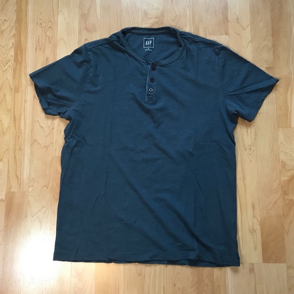GAP Shirts Gap Short Sleeve Henley Poshmark